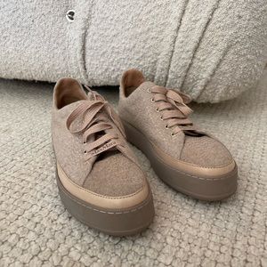 MaxMara Wool Felt Sneaker